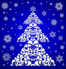 абстрактная ёлка