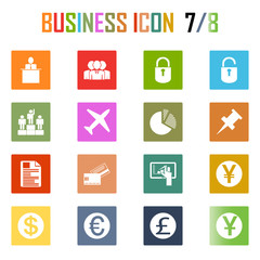 Business icons set