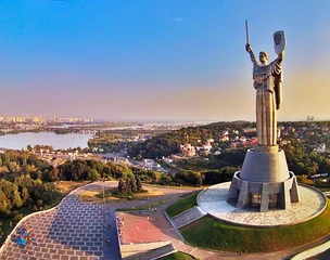 Fotobehang Moederland, Kiev © kariochi