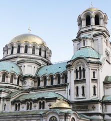 Fototapeta na wymiar Cathedral Alexander Nevsky Sofia