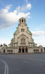 Fototapeta na wymiar Cathedral Alexandr Nevsky Sofia