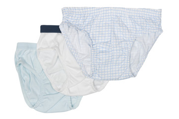 set of baby pants for boys isolated
