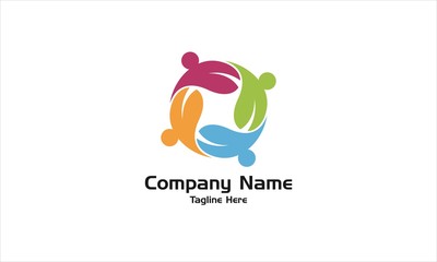 Connect People Group Logo Vector
