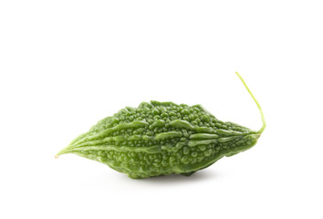 Bitter gourd on the white background