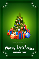 Christmas Tree with Gifts.  © nVadym