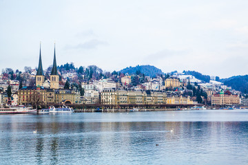 Lucerne cityscape, Switzerland.