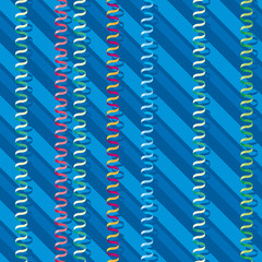 Christmas serpentine festive Pattern for Party and congratulation