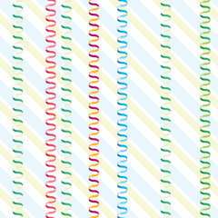 Christmas serpentine festive Pattern for Party and congratulation