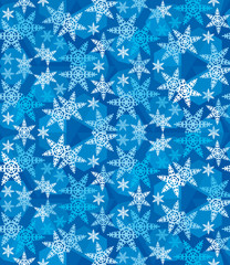 Christmas Snowflakes festive Pattern for Party and congratulation