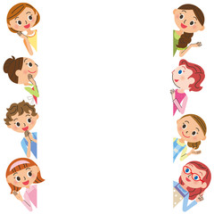 主婦集合　フレーム