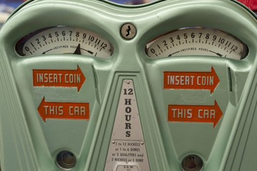 Vintage automated parking meter