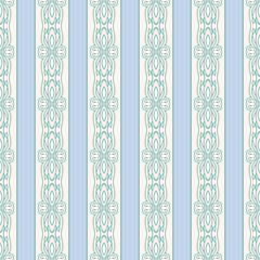 Seamless vintage blue pattern background