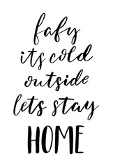 Hand drawn vector lettering. Motivating modern calligraphy 