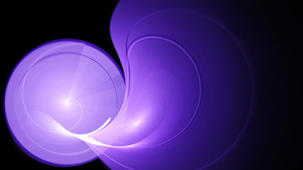 The explosion supernova. Bright Star Nebula. Distant galaxy. Abstract image. Fractal Wallpaper on your desktop. Digital artwork for creative graphic design. Format 16:9 widescreen monitors