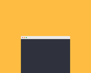 Mockup Web Page Window Design Style