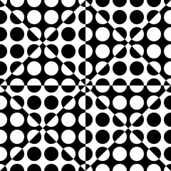 Seamless Circle and Triangle Pattern