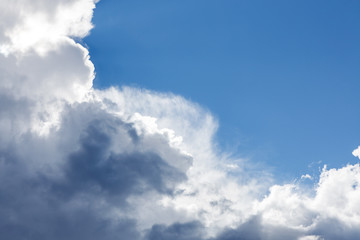 Fototapeta na wymiar Stormy clouds on the sky