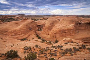 Petrified Sand Dunes, Arches National Park, Utah, USA.