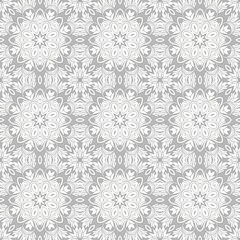 Gordijnen Seamless pattern. Floral decorative elements. Perfect for printing on fabric or paper © Irina