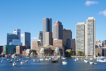 Fototapeta na wymiar Boston harbor