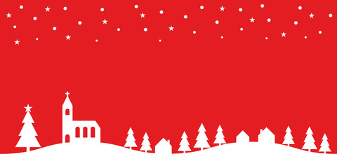 Weihnachtliche Winterlandschaft