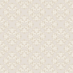 Seamless pattern. Vintage decorative elements. Perfect for printing on fabric or paper
