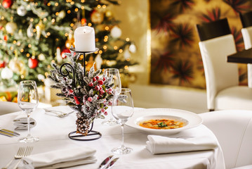 Christmas table