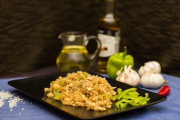 tyahan with vegetables