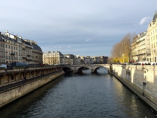 Parigi, la Senna a l'Ile de la Cite'