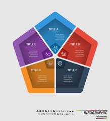 Vector Template for cycle diagram, graph, presentation and round chart