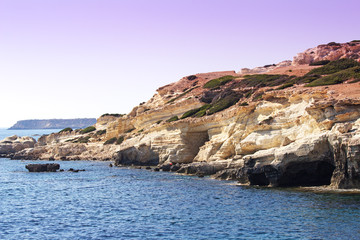 Rocky coast of Cyprus