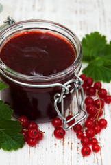 Redcurrants jam