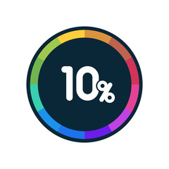 Colorful Web-Button