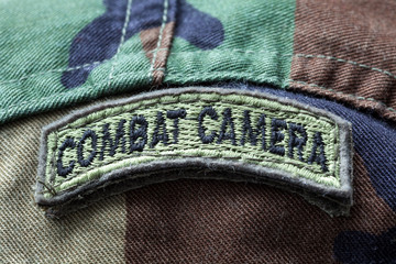 Combat Camera Army Badge