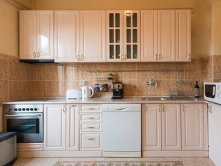 Kitchen in modern home interior
