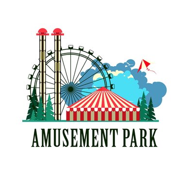 Amusement park poster