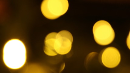 Reflex Hintergrund Kreis gelb