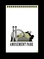 Amusement park poster