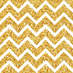 Golden Geometry Glitter Background - seamless pattern