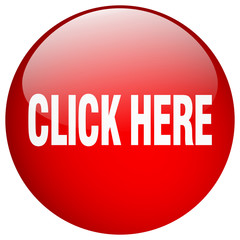 click here red round gel isolated push button