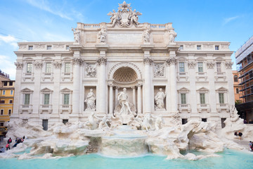 Trevi Fountain, Rome, Italy.
