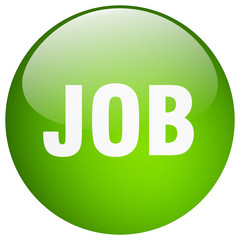 job green round gel isolated push button