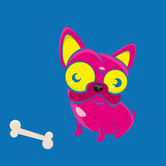 hund bunt cartoon comic