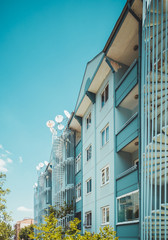 Tall apartments in Ankara city 