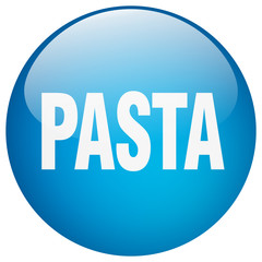 pasta blue round gel isolated push button