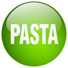 pasta green round gel isolated push button