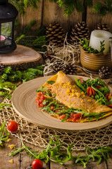 Vegetarian omelette