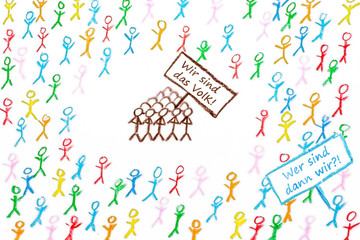 Demo und Gegendemo