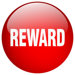 reward red round gel isolated push button