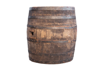 Obraz premium Old wooden barrel